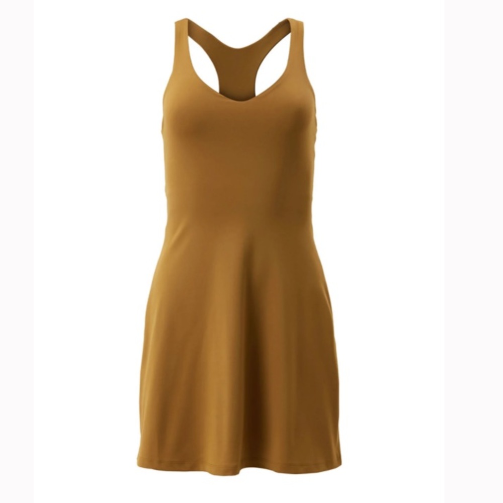 Girlfriend Collective Lola Dress in fox (small) NWT!